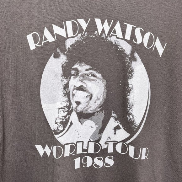 RANDY WATSON SEXUAL CHOCOLATE WORLD TOUR 1988 - COMING TO AMERICA T-SHIRT  XL - Picture 3 of 4